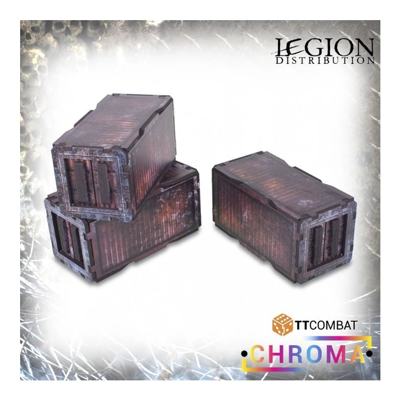 TTCombat - Chroma - Freight Containers - Rouge Prépeint