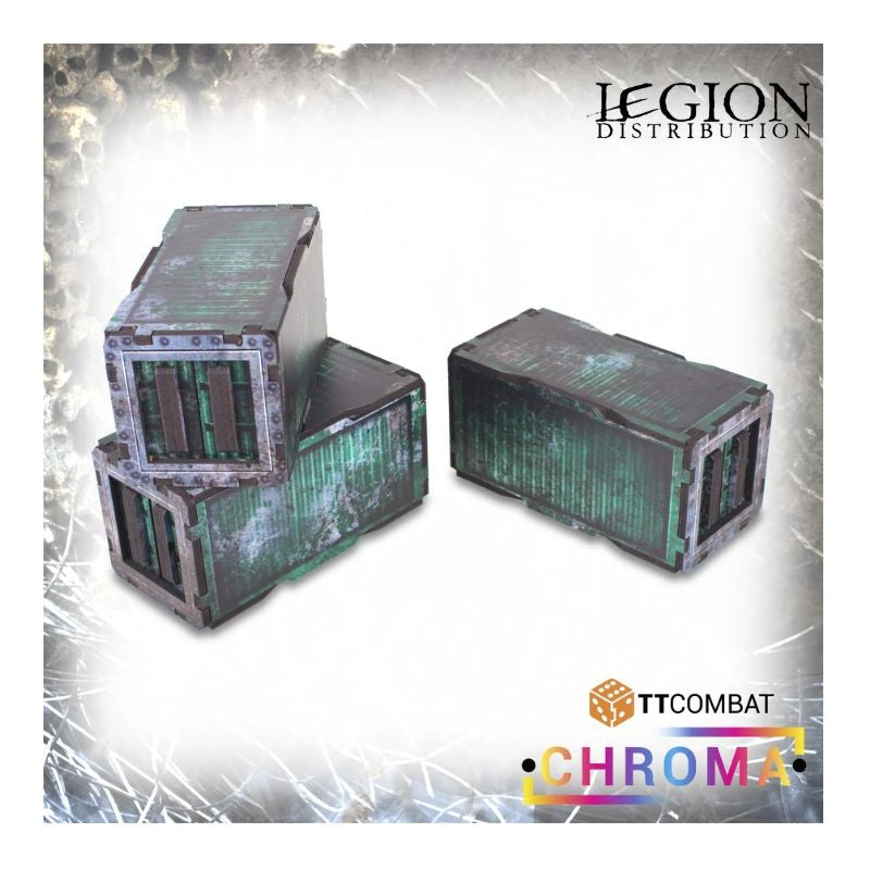 TTCombat - Chroma - Freight Containers - Vert Prépeint