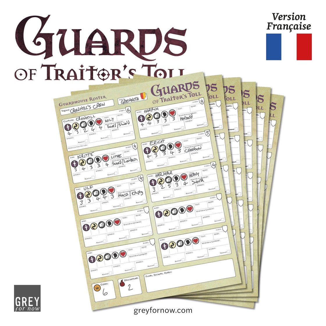 Guards of Traitor's Toll - Guardhouse Roster (40 feuilles) VF