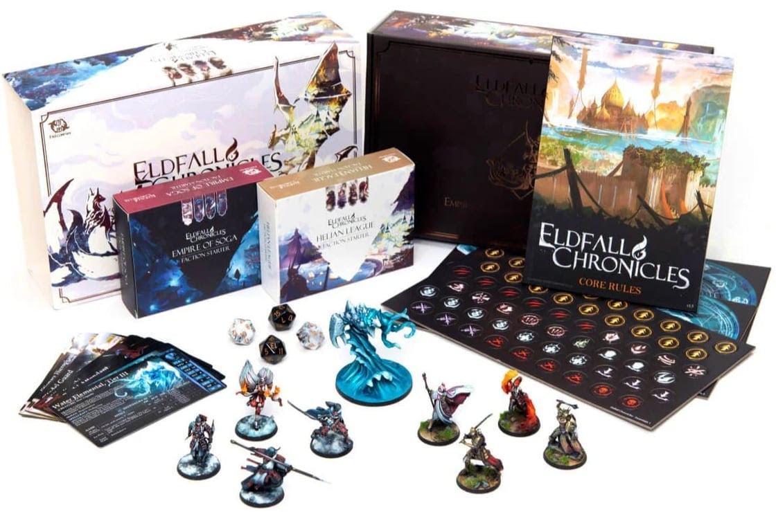 Eldfall Chronicles : Two-Player Starter Set: Empire of Soga vs. Helian League en Anglais