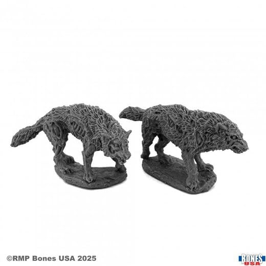Reaper Miniatures : Dread Wolves (x2)