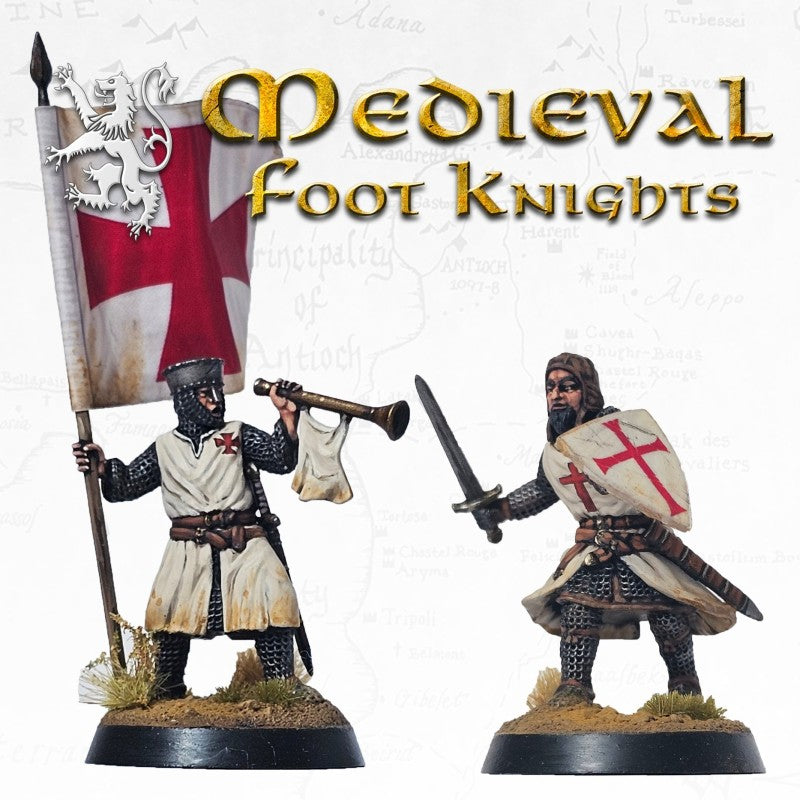 Victrix Miniatures 28mm Médiéval - Medieval Foot Knights