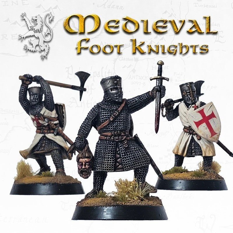Victrix Miniatures 28mm Médiéval - Medieval Foot Knights