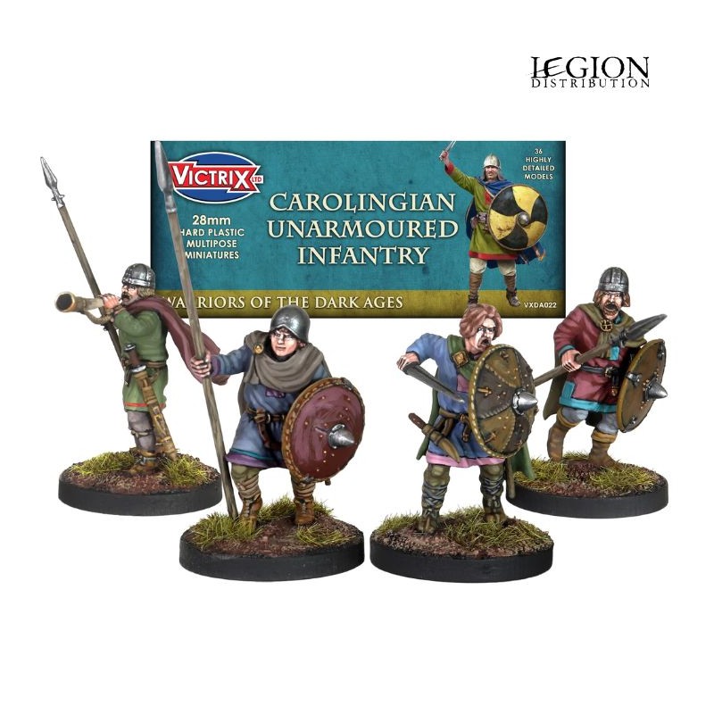 Victrix Miniatures - Carolingian Franks Unarmoured Infantry (Sortie octobre 2026)