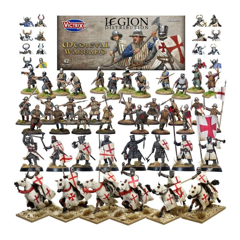 Victrix Miniatures 28mm Médiéval - Medieval Warband