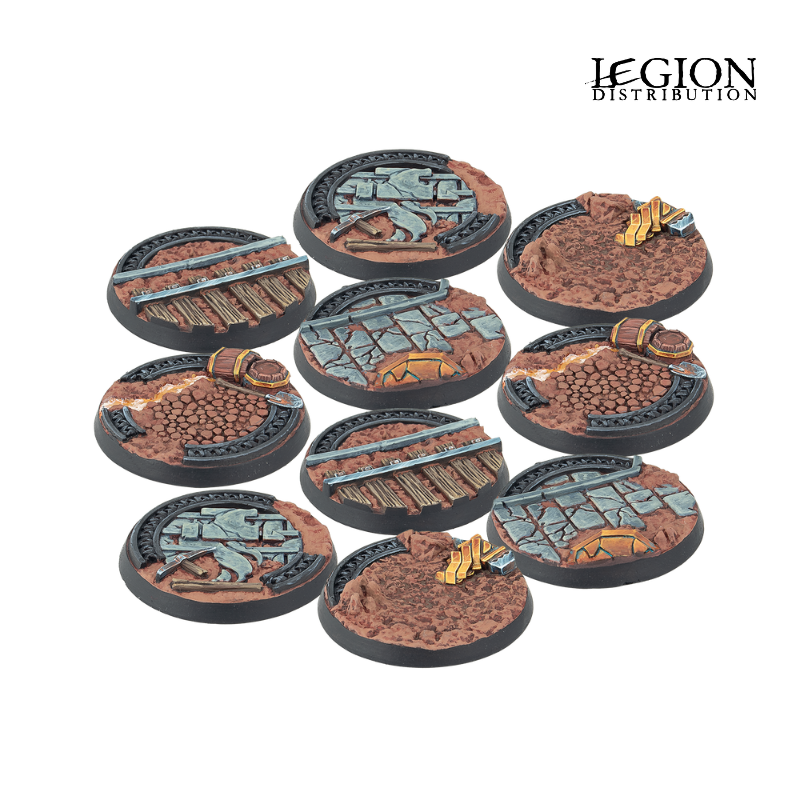 Warcrow - 30mm Mounthaven Scenery Bases, Alpha Series
