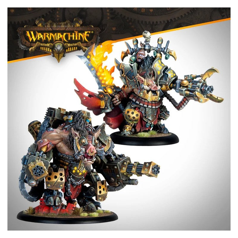 Warmachine - Emperor Carver Ultimus Esquire III & War Boar MMD47