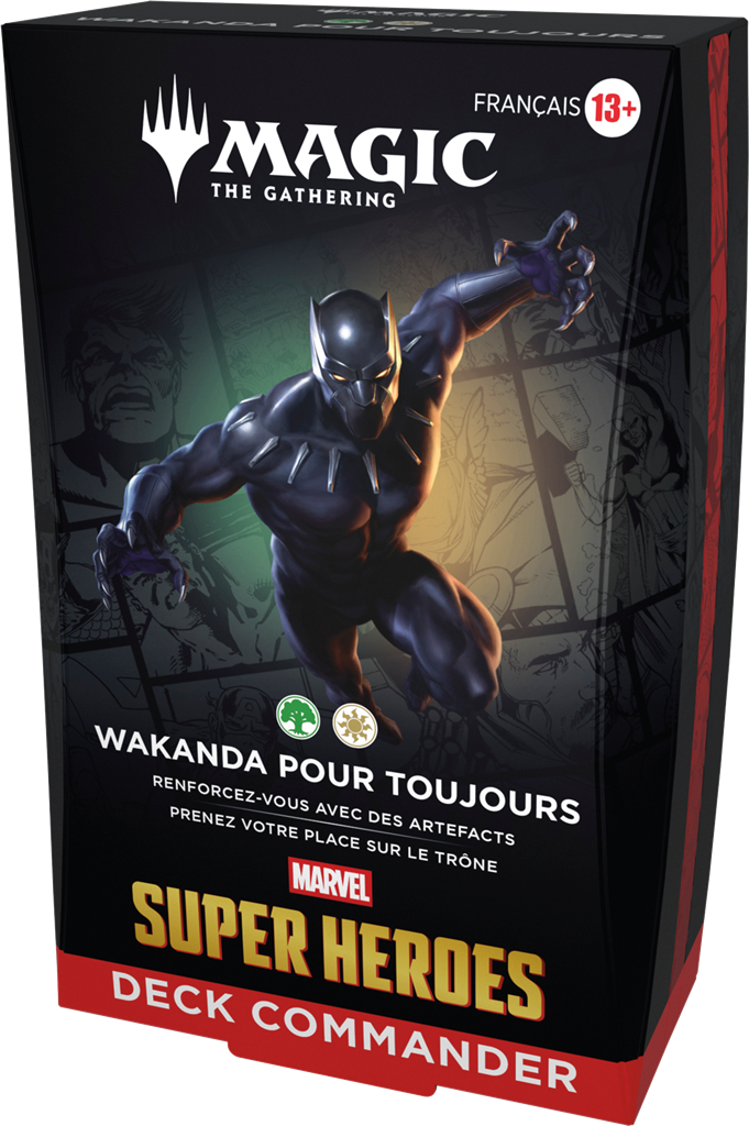 Magic The Gathering : Marvel Super Heroes - Deck Commander "Wakanda Forever" en Anglais