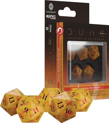 Dune Aventure dans l'Imperium: Set de Dés Arrakis