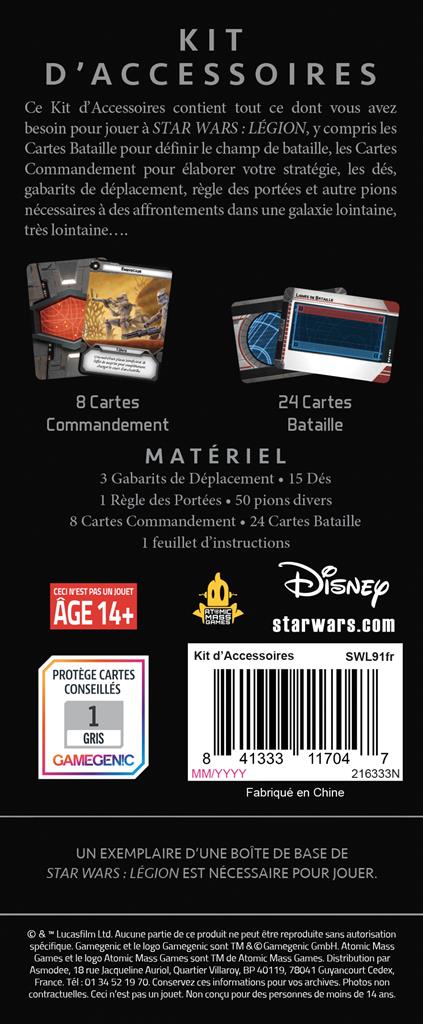 Star Wars Légion : Kit d'Accessoires (EN STOCK)