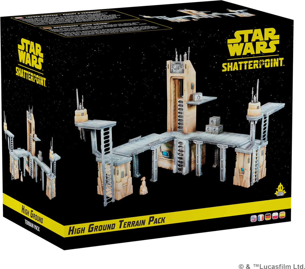 Boîte du pack de terrain Set de terrain surélevé (High Ground) – Star Wars Shatterpoint