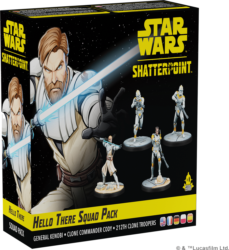 Boîte du set d'escouade Salut à tous ! (Hello There) – Star Wars Shatterpoint