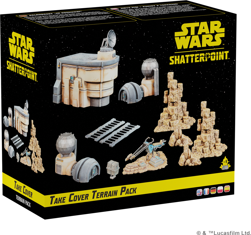 Boîte du pack de terrain Set de terrain à couvert (Take Cover) – Star Wars Shatterpoint