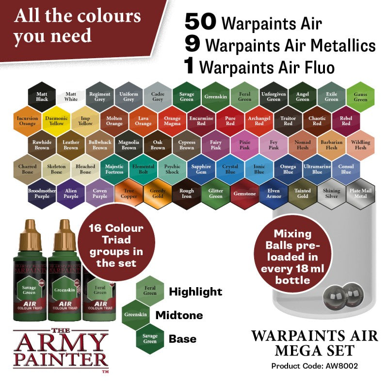 Army Painter - Warpaints Air Mega Set