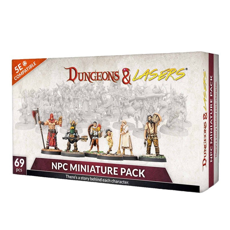 Dungeons & Lasers : NPC Miniature Pack (Figurines)