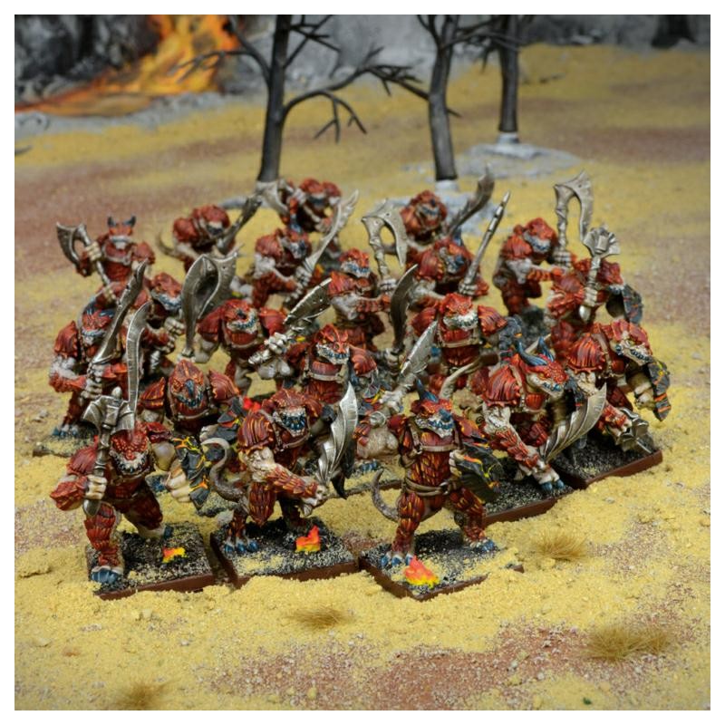 Kings of War Forces de la Nature -RÉGIMENT DE SALAMANDRES