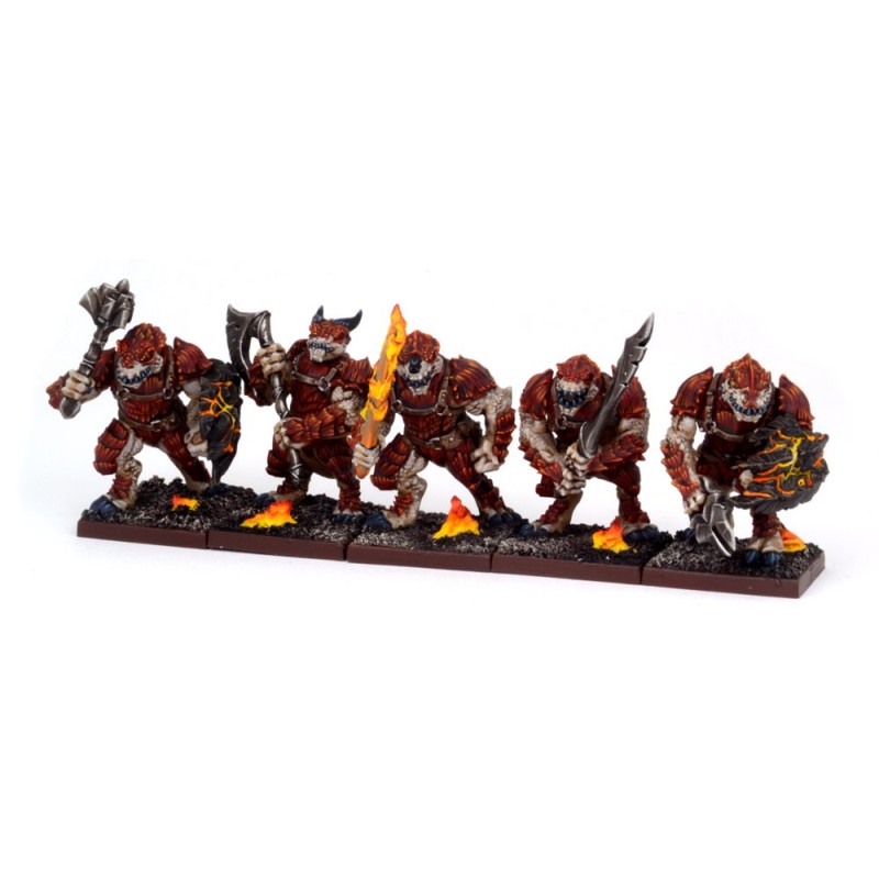 Kings of War Forces de la Nature -RÉGIMENT DE SALAMANDRES