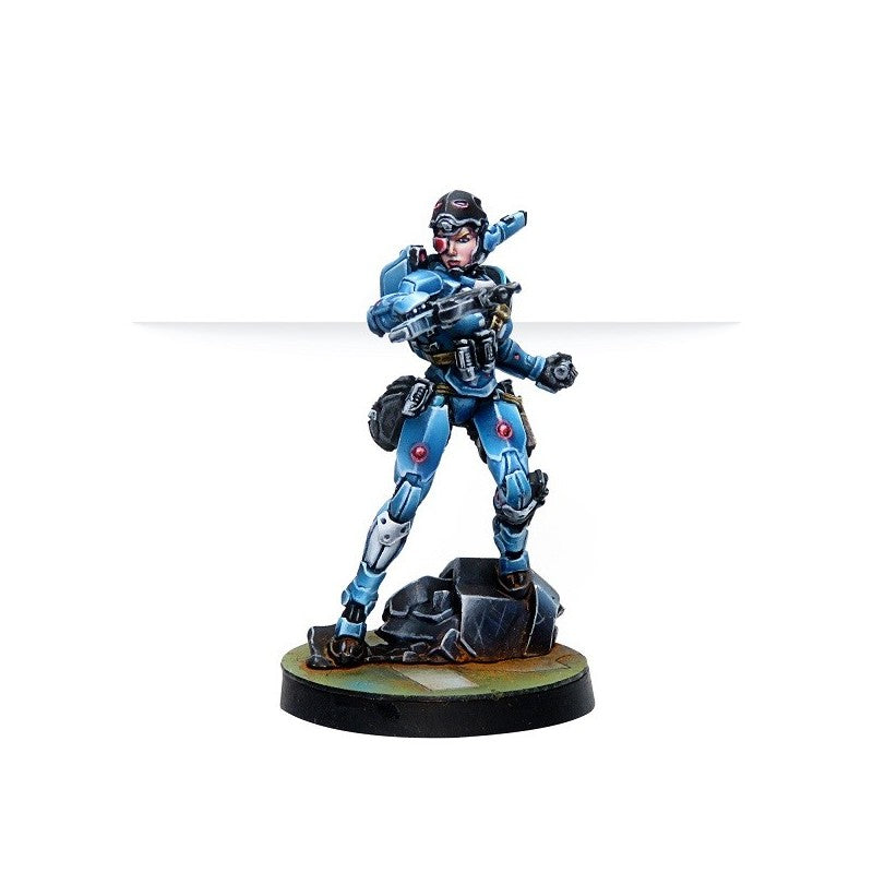 Infinity - Patsy Garnett, Orc Troops Varuna Div. NCO (Submachine Gun)