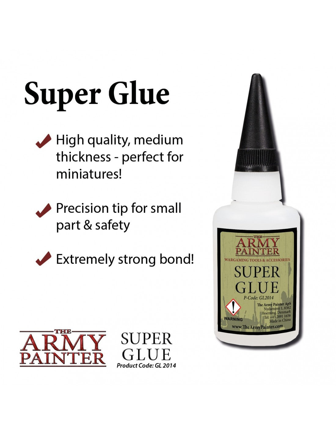 Army Painter : Super Glue (Colle Cyanoacrylate)