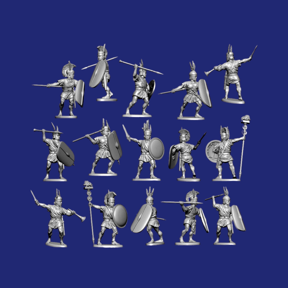Victrix Miniatures 28mm Antiquité - Ancient Unarmoured Samnites - 123JEUX