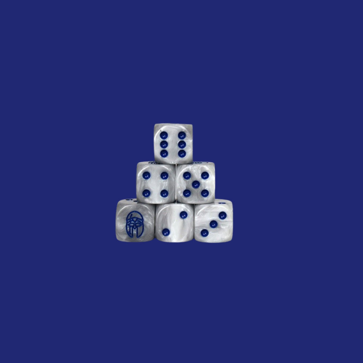 Conquest :City States: Faction Dice on Gray swirl Dice - 123JEUX