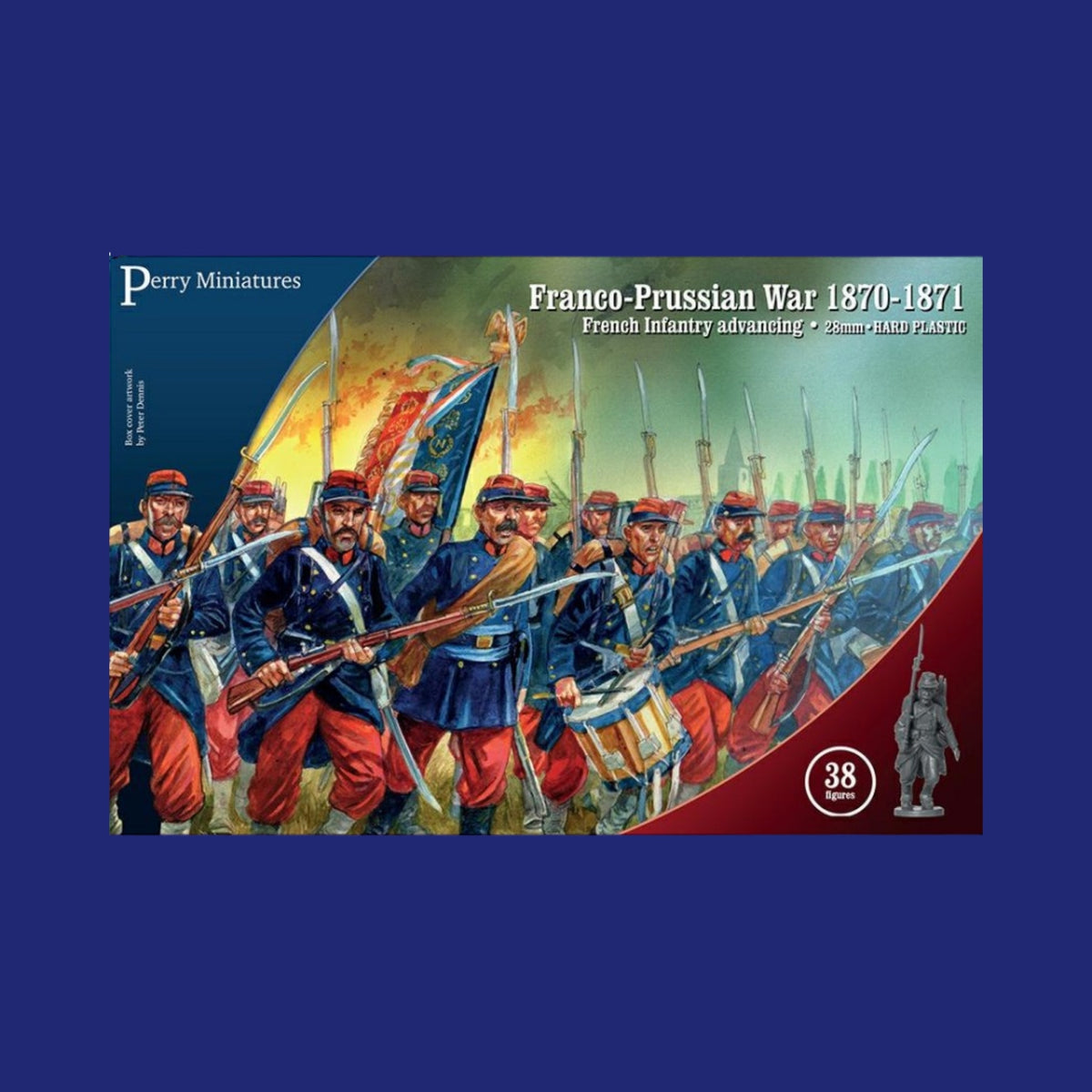 Perry Miniatures - Franco-Prussian War French Infantry advancing - 123JEUX