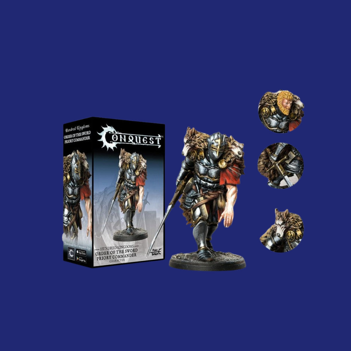 Conquest - Hundred Kingdoms - Order of the Sword Priory Commander (Sortie septembre 2026) - 123JEUX