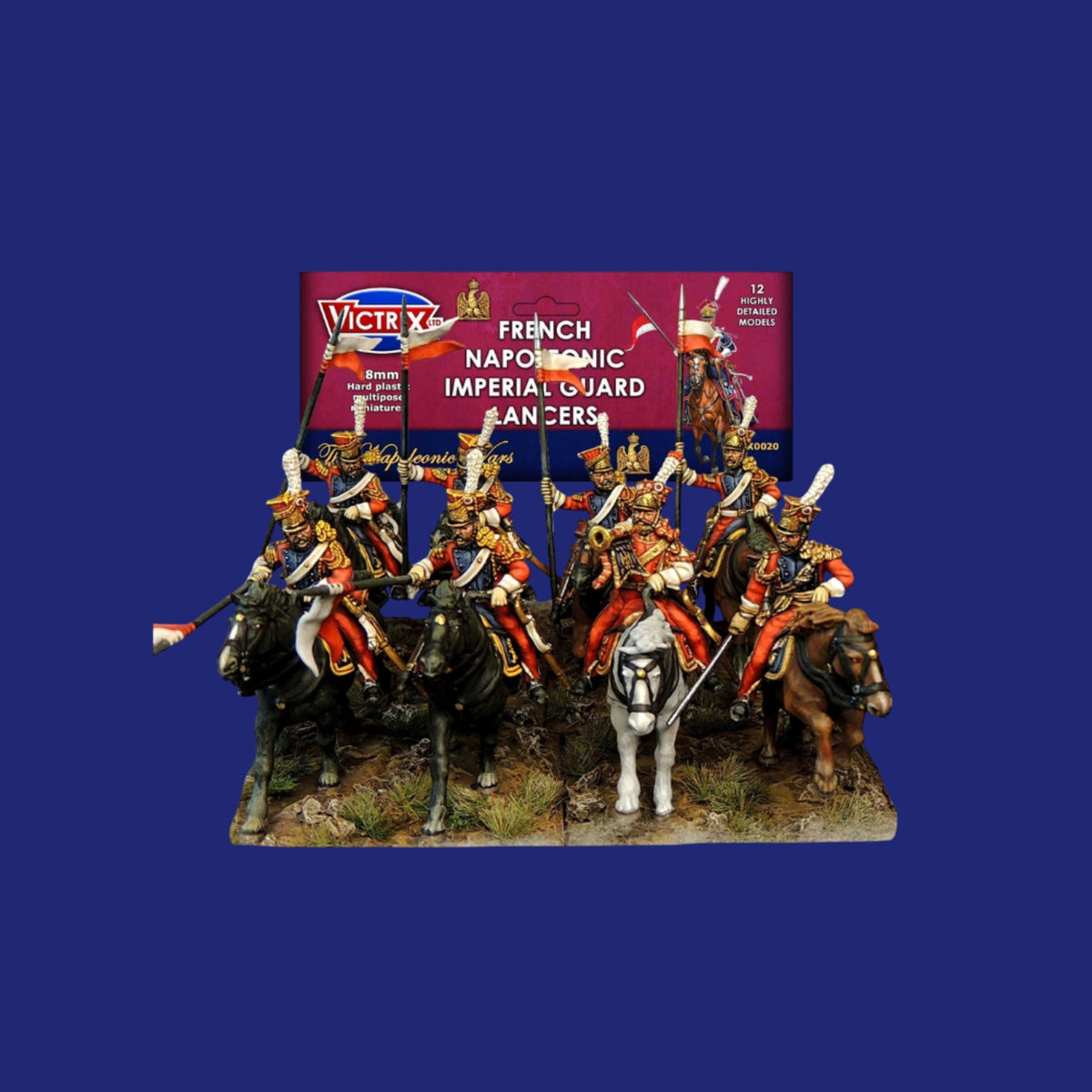 Victrix Miniatures 28mm Napoléonienne - French Napoleonic Imperial Guard Lancers - 123JEUX