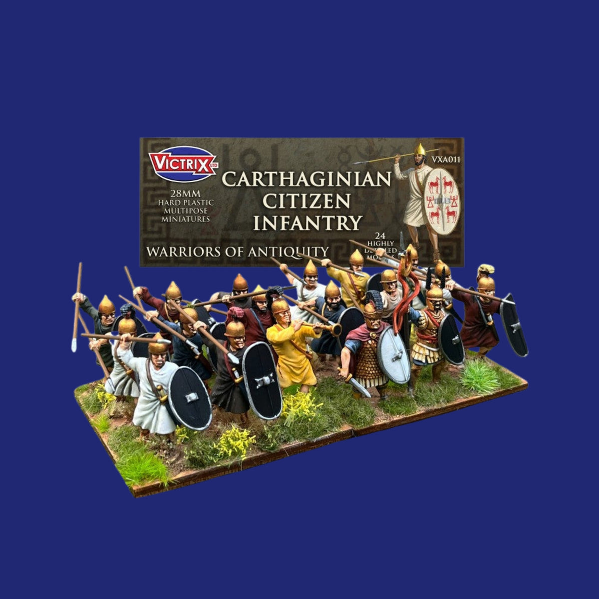 Victrix Miniatures 28mm Antiquité - Carthaginian Citizen Infantry - 123JEUX