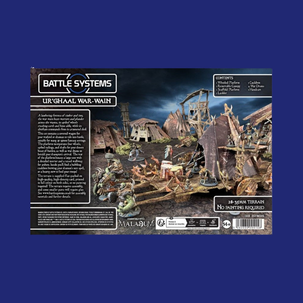 Maladum : Ur'ghaal War-Wain (Terrain 3D) (Sortie novembre 2026) - 123JEUX