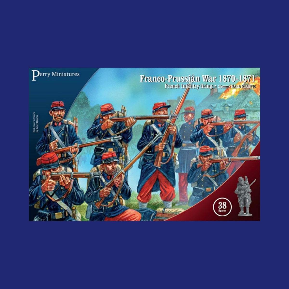 Perry Miniatures - Franco-Prussian War French Infantry Firing Line - 123JEUX