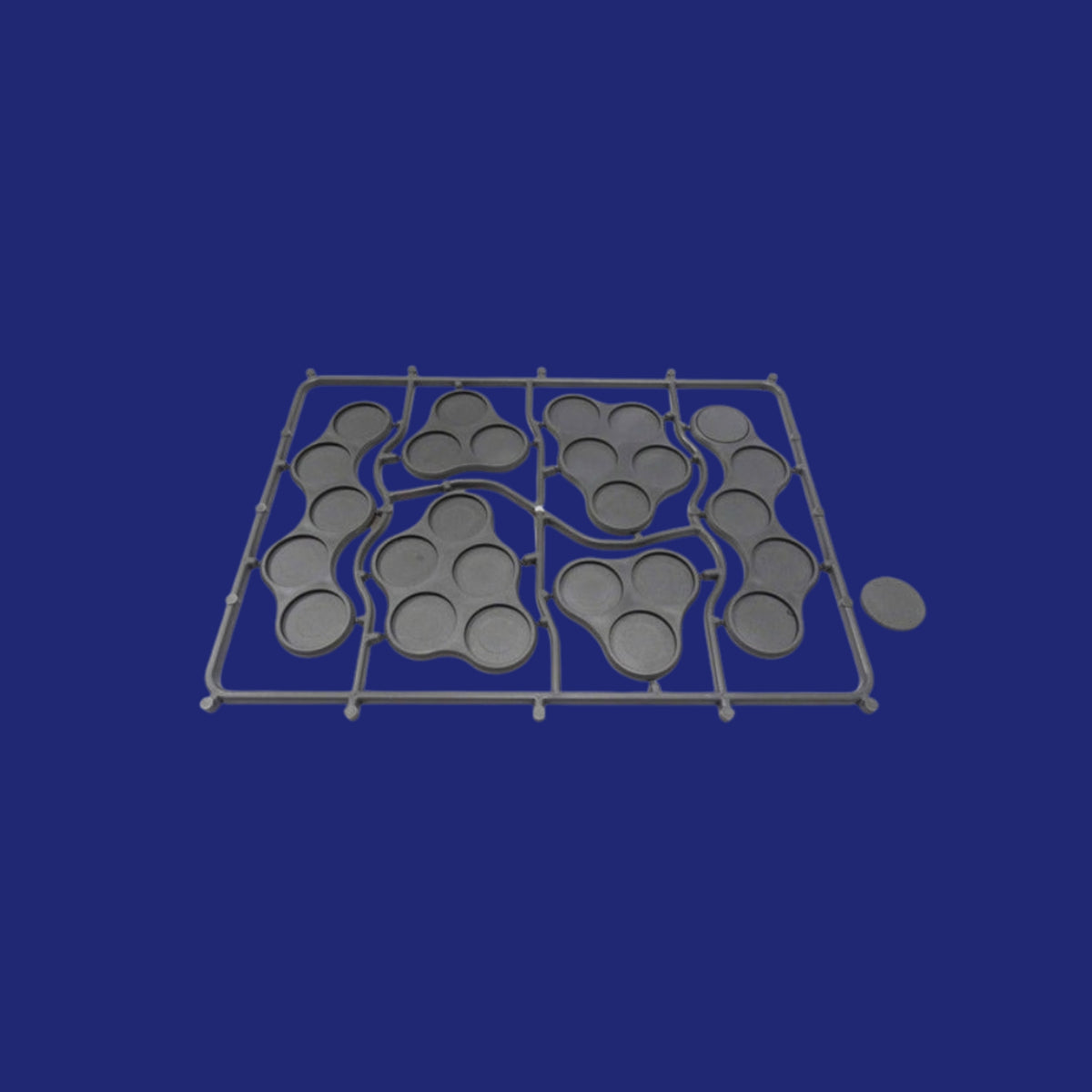 Victrix Miniatures - Plastic Bases Set 10. Skirmish movement trays for 20mm round bases - 123JEUX