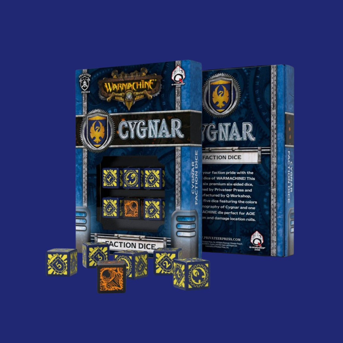 QW - Warmachine Cygnar Faction D6 - 123JEUX