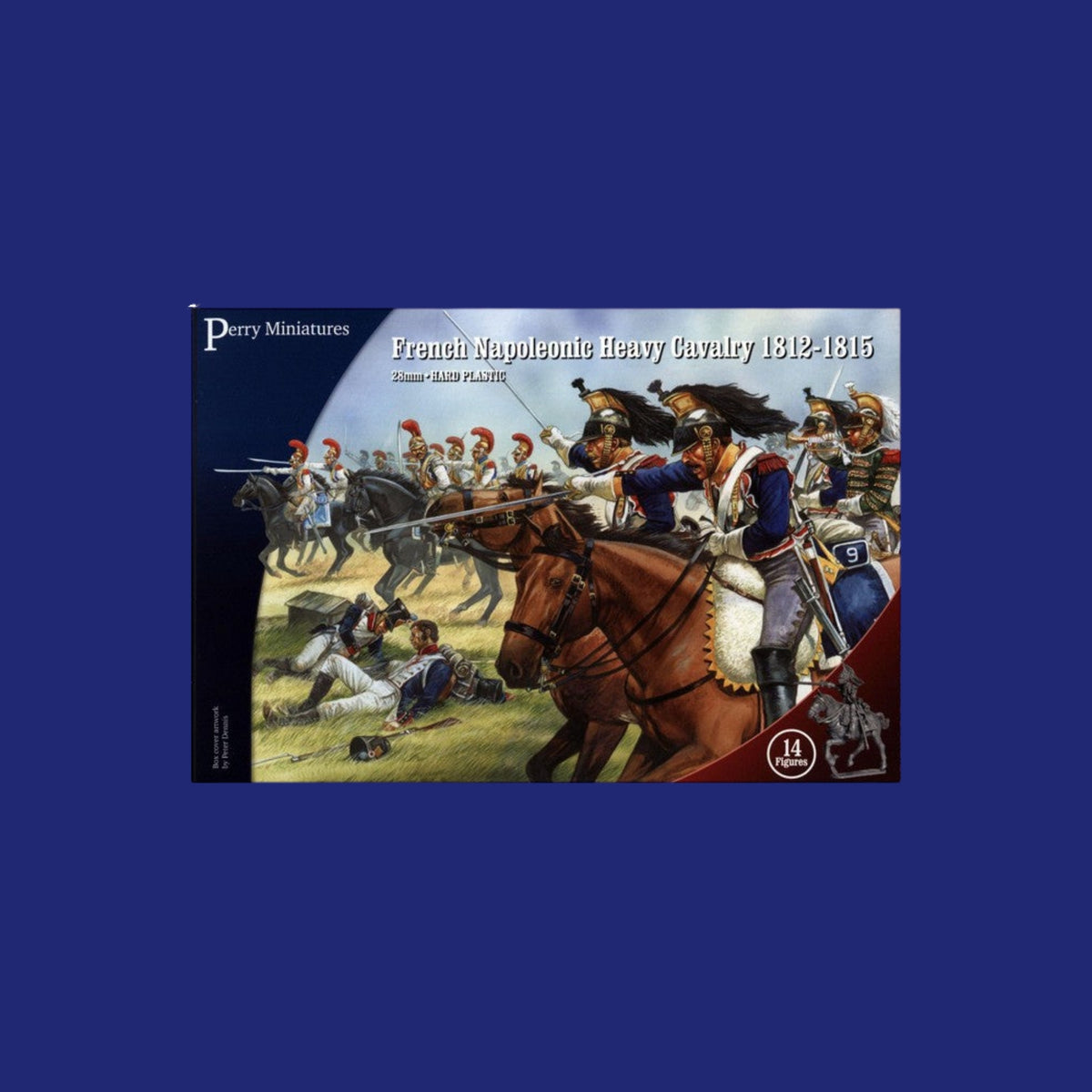 Perry Miniatures - Plastic French Napoleonic Heavy Cavalry (Cuirassiers/Carabiniers, 14 figurines) - 123JEUX