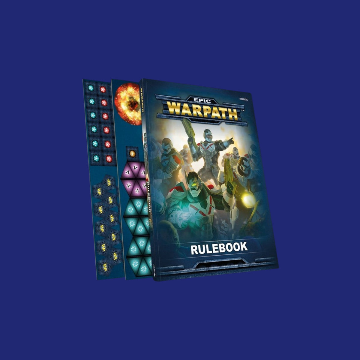 Epic Warpath - Livre des règles et pack de jetons en Francais - 123JEUX
