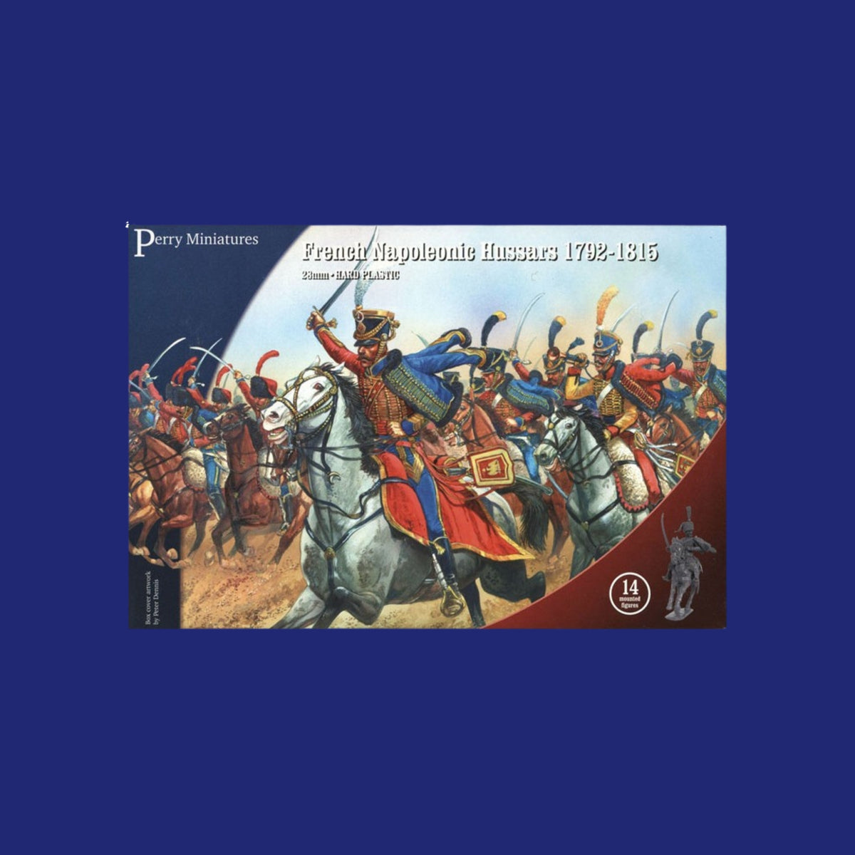 Perry Miniatures - Plastic French Napoleonic Hussars (14 hussars) - 123JEUX