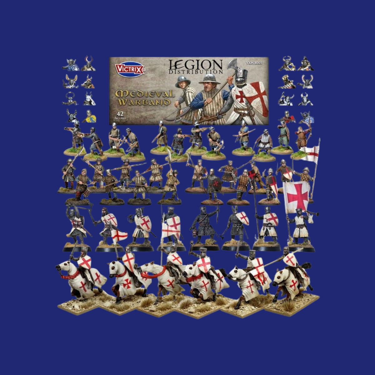 Victrix Miniatures 28mm Médiéval - Medieval Warband - 123JEUX