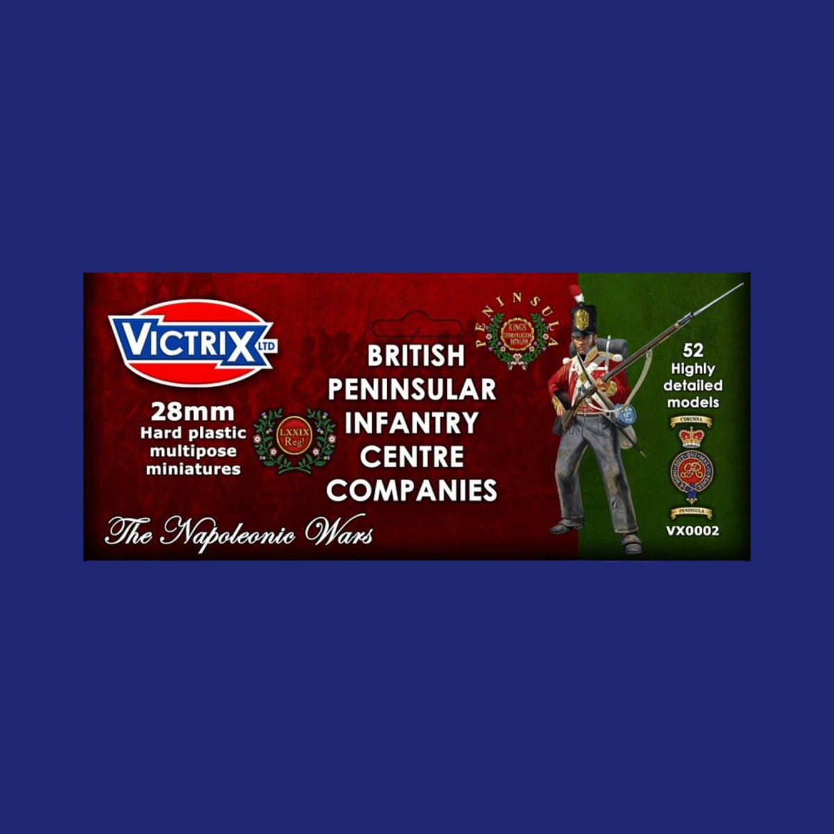 Victrix Miniatures 28mm Napoléonienne -  British Peninsular Infantry Centre Companies - 123JEUX