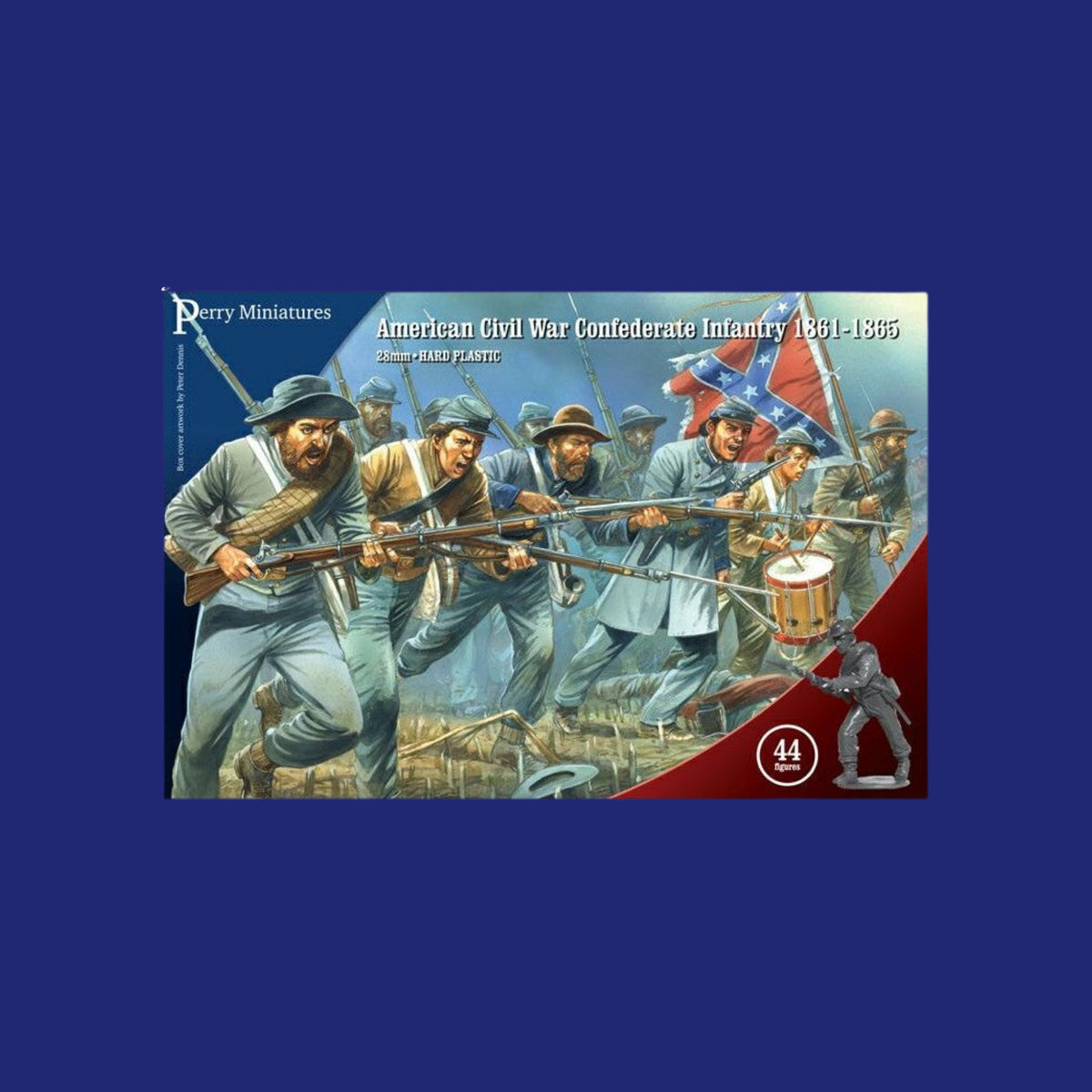 Perry Miniatures - American Civil War Confederate Infantry 1861-65 - 123JEUX