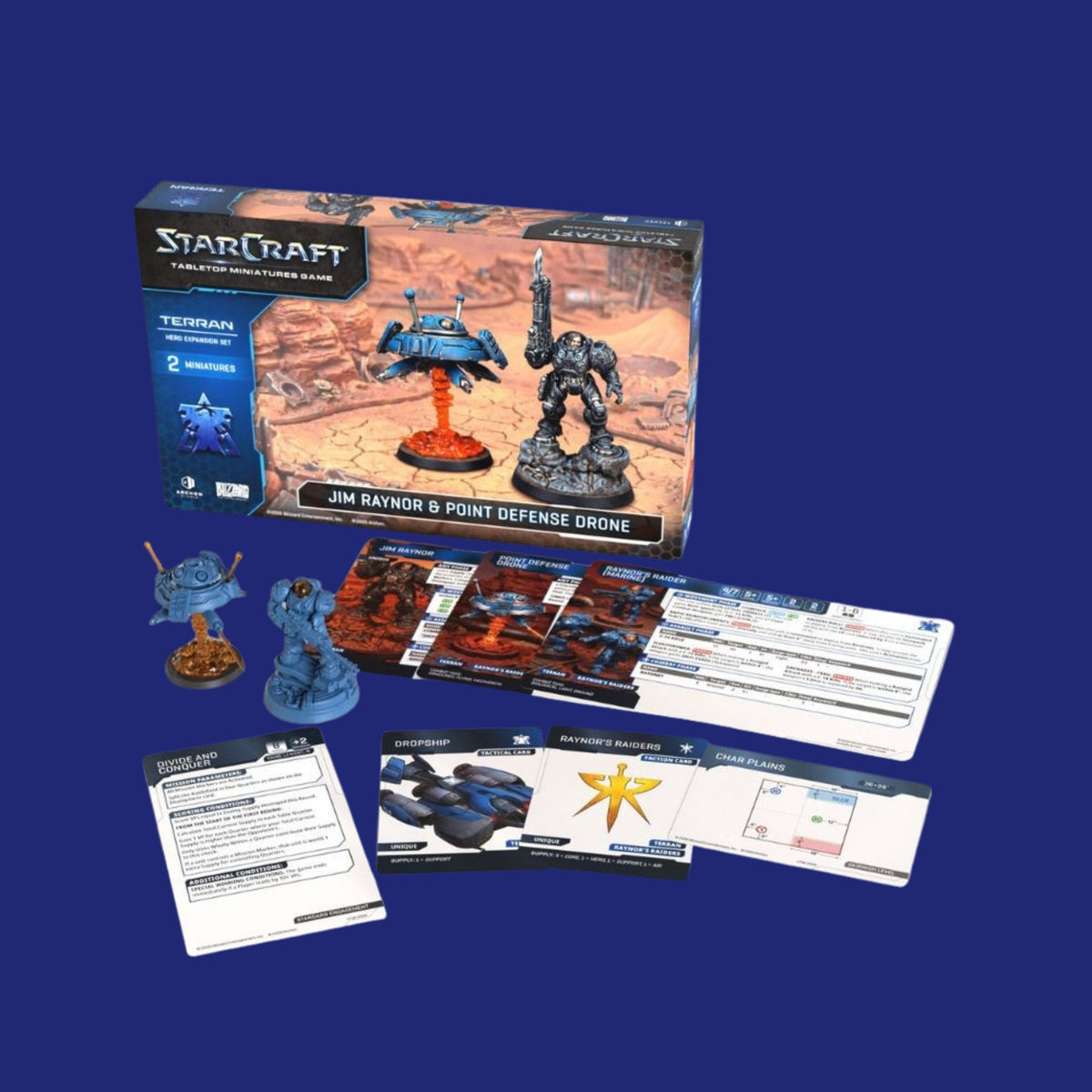StarCraft - Terran - Jim Raynor (Raynor's Raiders) Hero Expansion Set en Anglais - 123JEUX