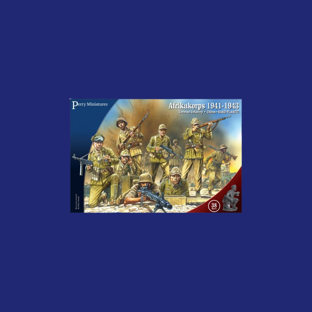 Perry Miniatures - Afrikakorps. German Infantry 1941-43 - 123JEUX