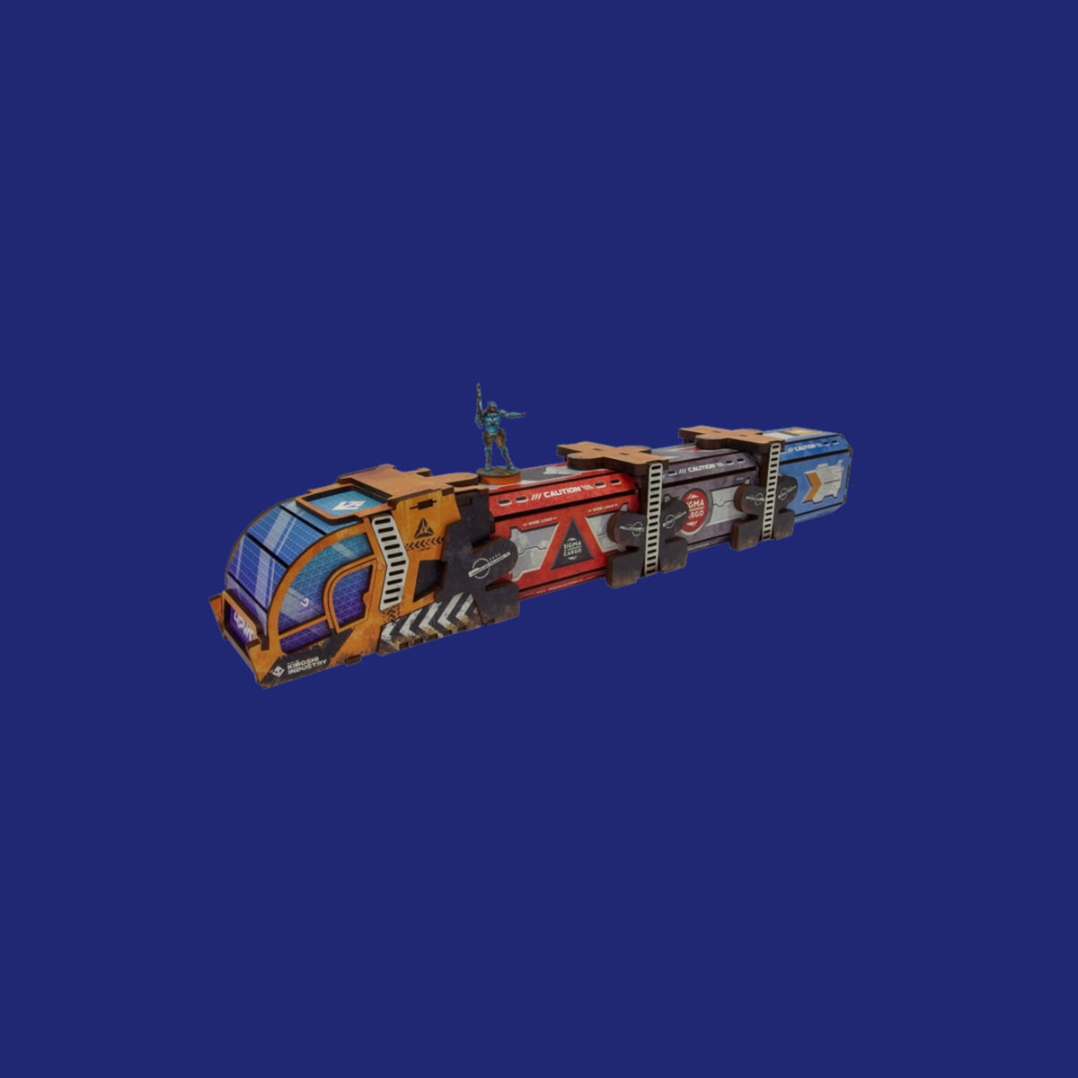 Precinct Sigma Porpoise Hauler (1) PREPAINTED - 123JEUX
