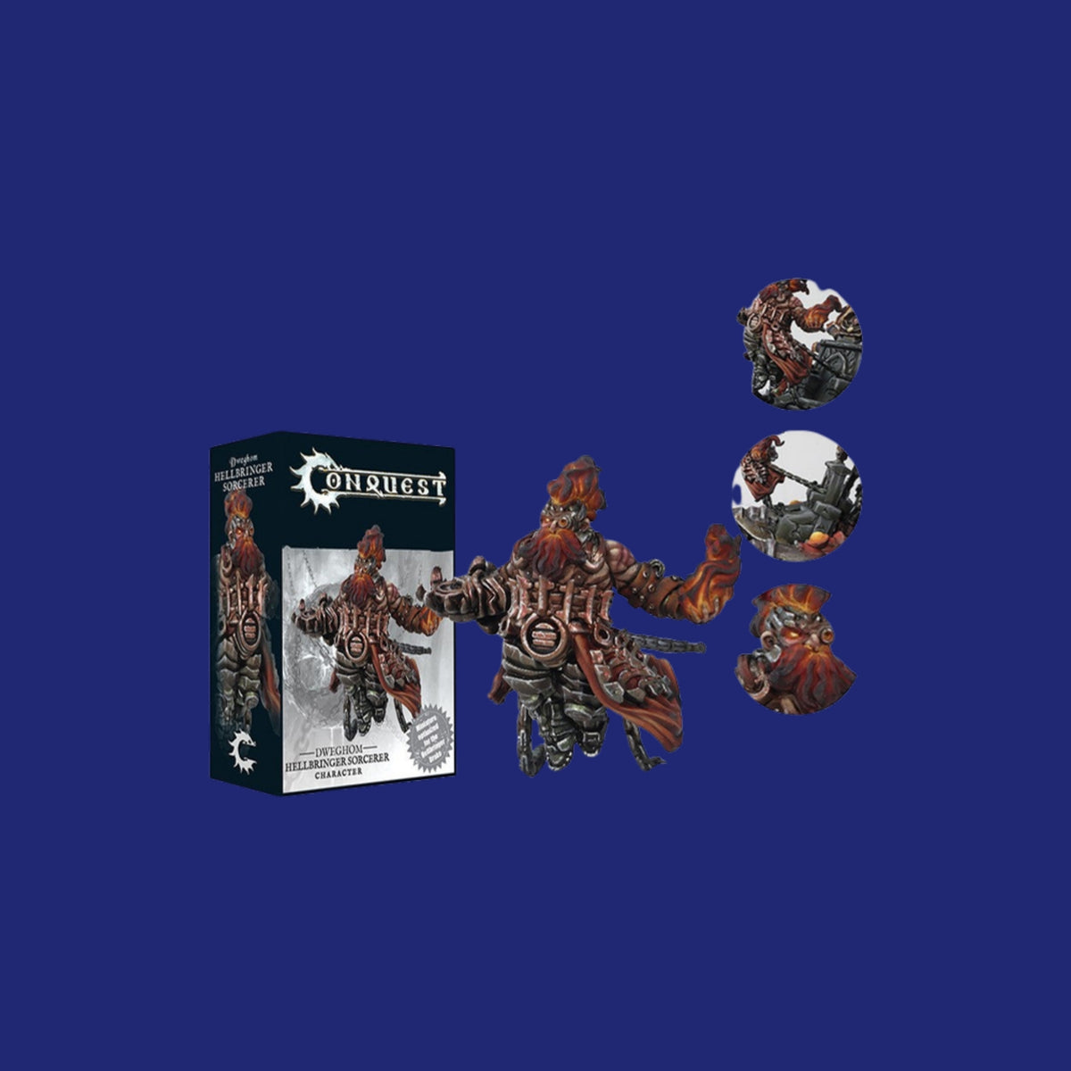 Conquest - Dweghom - Hellbringer Sorcerer - 123JEUX