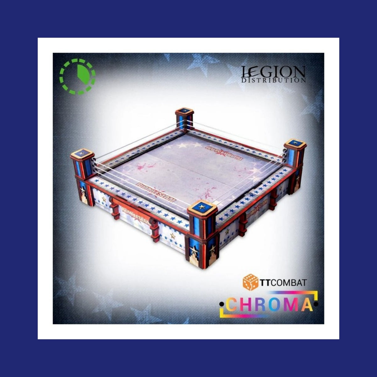RUMBLESLAM - Championship Ring Prépeint (Clair) (Sortie prévue en juin) - 123JEUX