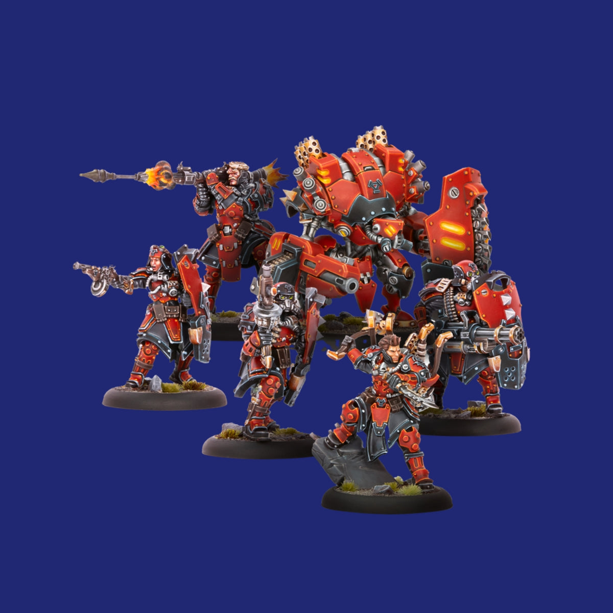 Warmachine - Khador - SKS-6 Command Cadre - 123JEUX
