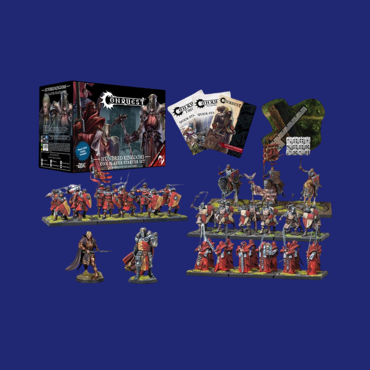 Conquest -Hundred Kingdoms - Supercharged One Player Starter Set - 123JEUX