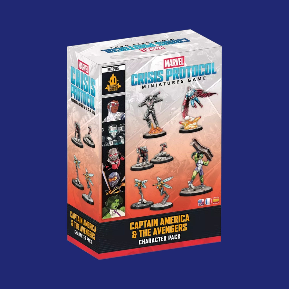 Marvel Crisis Protocol Captain America & The Avengers - 123JEUX