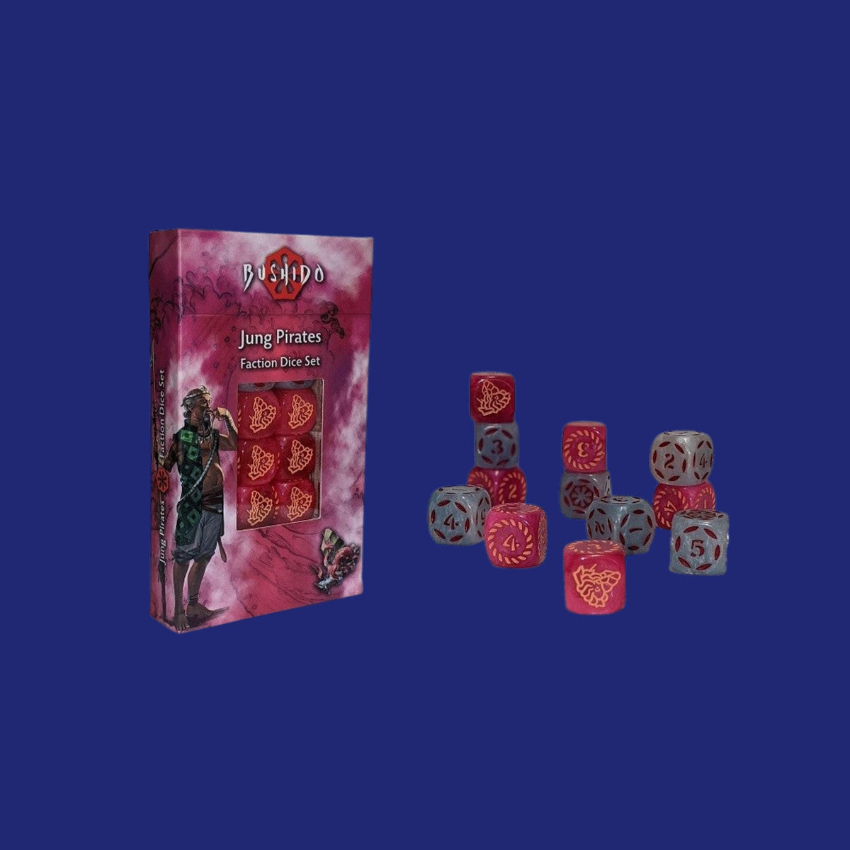 Bushido Pirates de Jung - Dés de Faction - 123JEUX
