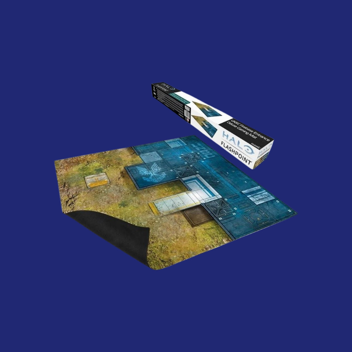 Halo Flashpoint - UNSC Firebase Entrance Deluxe Gaming Mat - 123JEUX