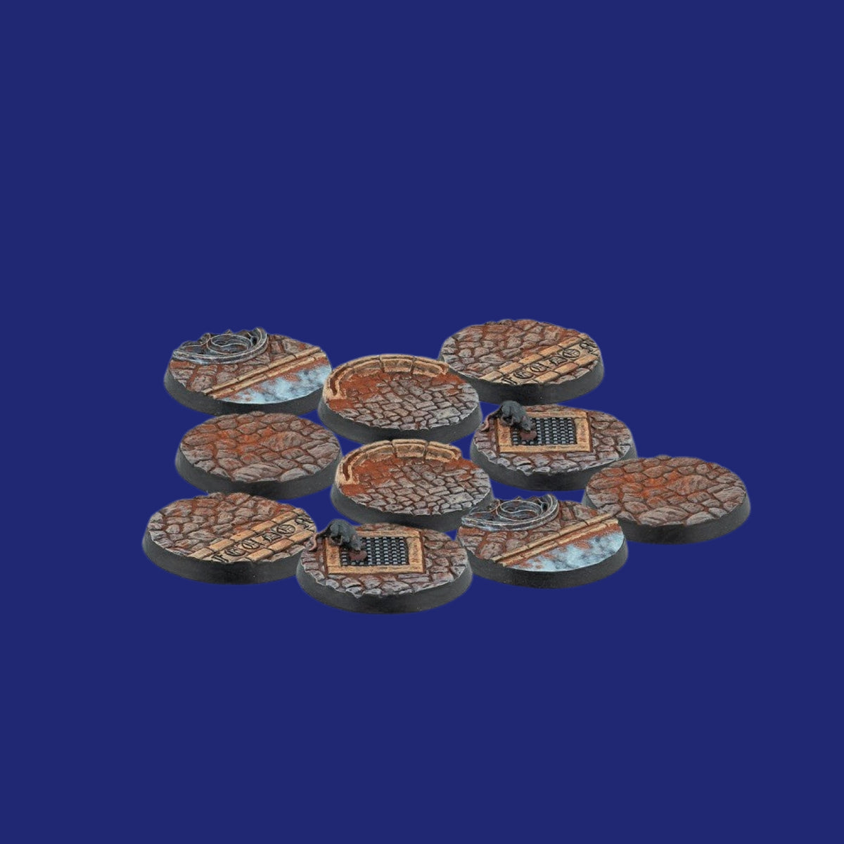 Warcrow : Socles Feudom 30mm - Alpha Series - 123JEUX